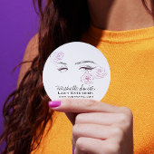 Elegante Rozen Bloemen Waterverf Schoonheidssalon Flyer