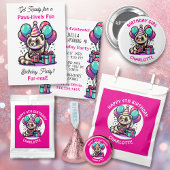 Cartoon Fetter Verjaardagsfeestje voor meisjes gep Spandoek