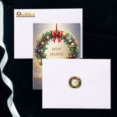 Feestelijke Kerstkrans Vakantietafel Runner Medium Tafelloper (Personaliseer de collectie van deze zelfstandige maker.)