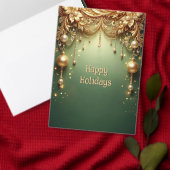 Gouden Sieraden Kersttafel Runner Medium Tafelloper (Personaliseer de collectie van deze zelfstandige maker.)