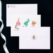 Lieve Kabouter Kerstmis Cadeaupapier
