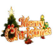 Golden Christmas Sparkle - Feestelijke boom Stropdas