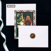 Rustiek Rood & Groen Diagonaal Tartan Plaid Kerstm Cadeaupapier (Personaliseer de collectie van deze zelfstandige maker.)