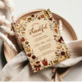 Feestelijke Thanksgiving Cocktailparty Cadeaulabel