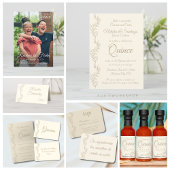 Reserva La Fecha Twins Fiesta de Quince Botanicals Save The Date