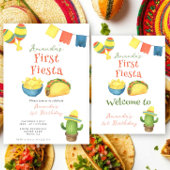 Watercolor Fiesta Eerste Verjaardag Romper