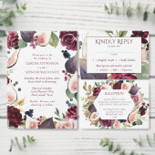 Bloeiende vijgen | Moody rustieke Monogram krans Kartonnen Onderzetters (Personaliseer de collectie van deze zelfstandige maker.)