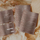 Budget Glam Bourgogne Glitter Script Wedding Menu