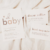 Oh Baby Genderneutraal modern Baby shower Bedankdoosjes