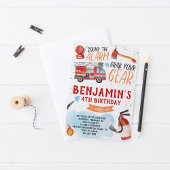 Vuurvlieger Birthday Party Uitnodiging