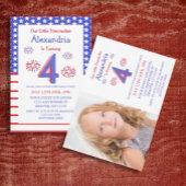 Firecracker 4th Birthday Ronde Sticker