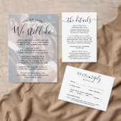 RSVP van het Jubileum van het huwelijk de QR- Code Kaart (Personaliseer de collectie van deze zelfstandige maker.)