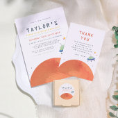 Trip om de zon | Buitenruimtentuin Birthday Kaart