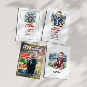Voetbal 1e verjaardag bedankkaart