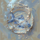 Vis - Vlakke Uitnodigingsmaat: 12,7 cm x 17,8 cm Save The Date