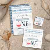 O-fish-ally One Vissen Boy White Birthday Bedankdoosjes