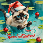 Vist liefhebbers kerst met sinterklaas cadeaupapier