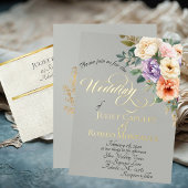 Blush Floral & Wreath - Sage/Rose Gold Gastenboek