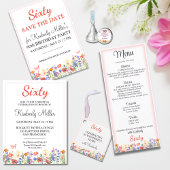 Bloemen 60e verjaardag dank u 60 jaar bloemen briefkaart