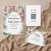 Floral Arch Designer Bewaar de datum Save The Date (Personaliseer de collectie van deze zelfstandige maker.)