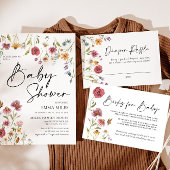 Etiket op flesje Wilde bloem Water