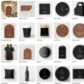 Terracotta Indie Boho Botanical Modern Baby shower Kaart