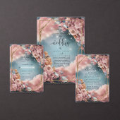 Floral Bouquet Fine Selection Luxury Sla de datum  Kaart (Personaliseer de collectie van deze zelfstandige maker.)