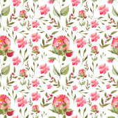 Elegante Waterverf Peony Floral botanisch Tissuepapier