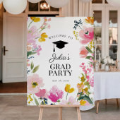 Floral Graduation Future Plans Invitation Insert Informatiekaartje