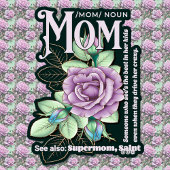 Floral Moeder Definitie Alles Over Print Ster Sticker