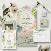 Eenvoudig logo voor groene QR-code Informatiekaartje