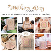 Beste Moeder Ooit Naadloze Fractal Moederdag POSTE Poster