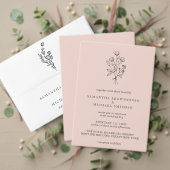 Terracotta Calligrafie Boho Botanische Bedankt Cadeaulabel (Personaliseer deze collectie van deze onafhankelijke maker. Test)