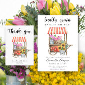 Lokaal geteeld baby shower - Hoeveel snoepjes Informatiekaartje