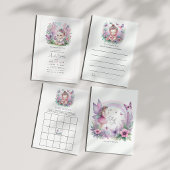 Sprookjestuin & Vlinder Fladder Liefde Baby Shower Bedankjes Labels