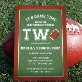 Amerikaanse Football Tweede verjaardag Papieren Bordje
