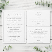 Formele kalligrafie Elegante foto Save The Date (Personaliseer de collectie van deze zelfstandige maker.)