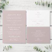 Begrotingskalligrafie Elegant Wedding Landschap Flyer (Personaliseer de collectie van deze zelfstandige maker.)