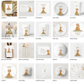 Beige Fox Waterverf Moeder Baby Jongensdouche Kaart