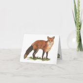 Collection Fox Note Card Kaart (Voorkant)