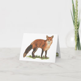Collection Fox Note Card Kaart