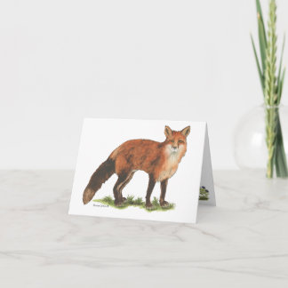 Collection Fox Note Card Kaart