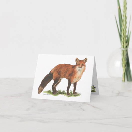 Collection Fox Note Card Kaart (Voorkant)