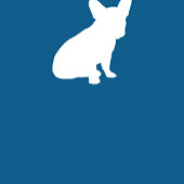 Frans Bulldog Baby shower Frenchy Frenchie Blue Wijn Etiket