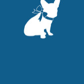 Kaart Franse Bulldog Baby shower Enclosure