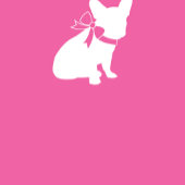 Partij voor het thema Bulldog - Baby shower roze Medium Cadeauzakje