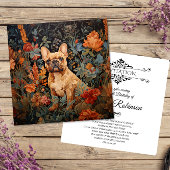 Franse buldog franchise tuin tapijt verjaardag papieren bordje