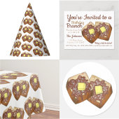 French Toast Butter en Syrup Diner Breakfast Food Ronde Sticker