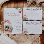 Bruidsfeest 'Fresh Off The Market' Wijn Etiket