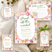 Fresh Off The Market Whimsical Bridal Shower Bedankzakje